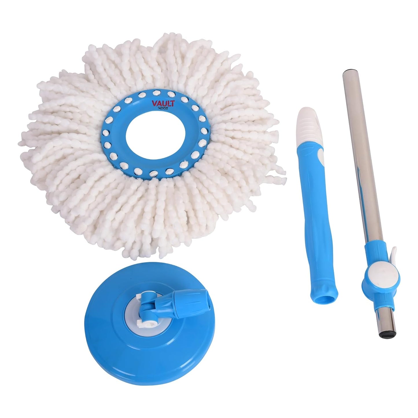 V3 Premium Mop Stick Only|Spin Mop Extendable Handle/Stick Rod with Microfiber Refill